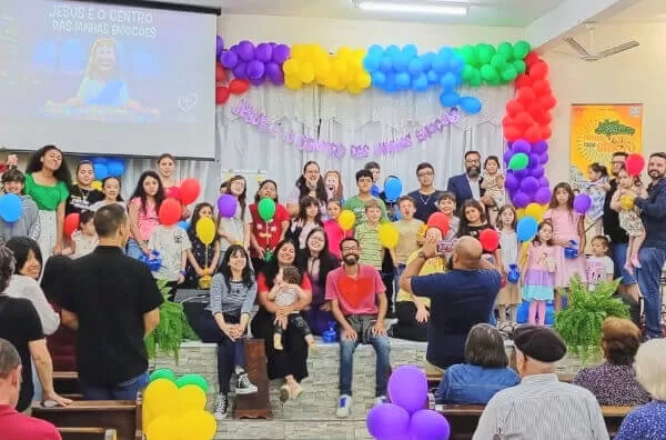 Culto de Dia das Crianças na Igreja Batista do Fragata